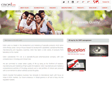 Tablet Screenshot of celonlabs.com